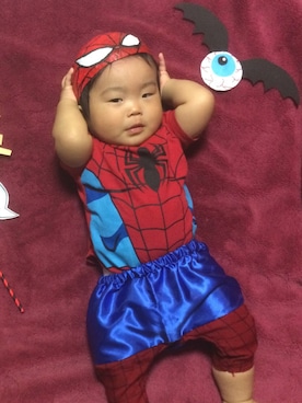 「Spider-Man」｜Haruhi.Tさん（キッズ・80cm）の秋コーディネート