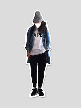 「NIKE INTERNATIONALIST」｜si-zuさん（レディース・165cm）の秋コーディネート