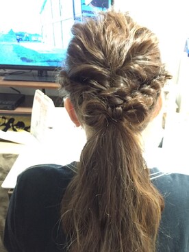 「くるりんぱヘアー」｜「アイテム（その他）」を使った、Risaさん（レディース・160cm）の秋コーディネート