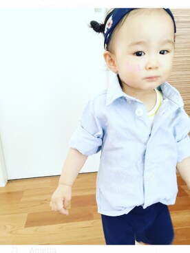 kakaさん（キッズ・80cm）の夏コーディネート