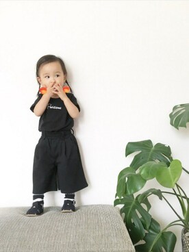 「おさげ」｜「アイテム（その他）」を使った、kakaさん（キッズ・80cm）の秋コーディネート