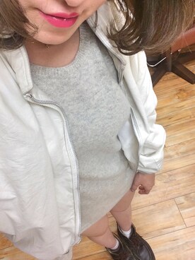 「ジャンバー」｜まきやまさん（レディース・160cm）の秋コーディネート