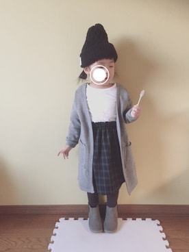 「babyGAP（babyGAP）のアイテム（シューズ）」を使った、nicomicoさん（キッズ・100cm）の秋コーディネート