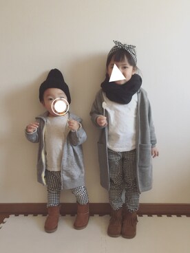 nicomicoさん（キッズ・100cm）の秋コーディネート