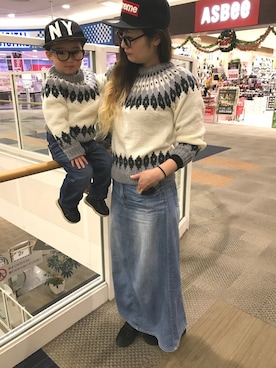 「https://minne.com/geous」｜ichikaboyさん（キッズ・90cm）の秋コーディネート