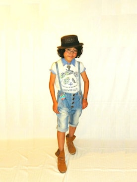 「Original.（オリジナル）のアイテム（その他）」を使った、RenRenさん（キッズ・124cm）の夏コーディネート