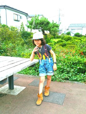 RenRenさん(キッズ・124cm)の夏コーディネート