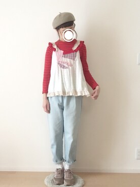 まつひよさん（レディース・160cm）の春コーディネート