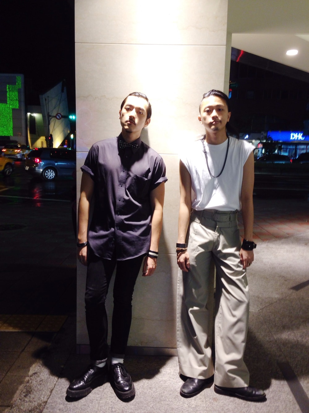 「high waisted」｜「maison Martin margielaのアイテム（その他、シルバー系）」を使った、ShuHuai Changさん（メンズ・183cm）の夏コーディネートの1枚目の写真
