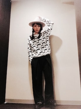 「Peter Jensen（ピーターイェンセン）のアイテム」を使った、平山あやさん（レディース・159cm）の春コーディネート