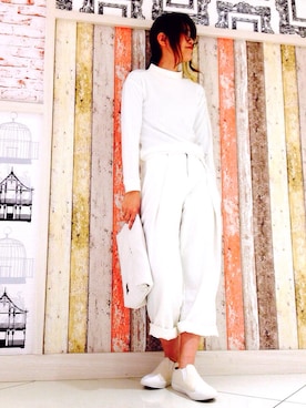 「DOUBLE NAME（ダブルネーム）のアイテム」を使った、NAITOさん（レディース・166cm）の冬コーディネート