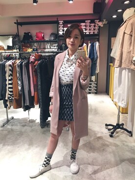 楊惠筑さん（レディース・151cm）の春コーディネート