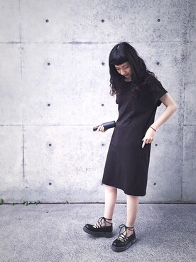 「MYne（マイン）のアイテム（ワンピース/ドレス）」を使った、tsung yuさん（レディース・163cm）の春コーディネート