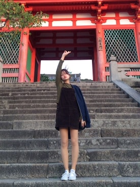 「お正月」｜りんさん（レディース・161cm）の冬コーディネート