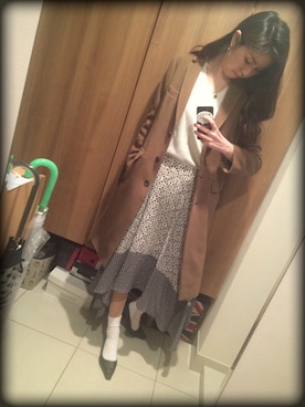 「SHARE PARK（シェアパーク）のアイテム（ジャケット/アウター）」を使った、Chiemi.さん（レディース・163cm）の冬コーディネート