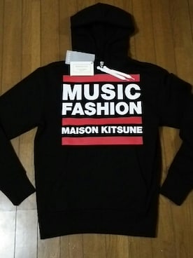 「メゾン キツネ(MAISON KITSUNE)」｜「アイテム（パーカー）」を使った、Kさん（メンズ・181cm）の春コーディネート