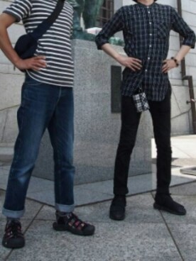 Kさん（メンズ・181cm）の夏コーディネート