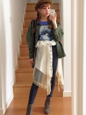 Ohframboiseさん(レディース・163cm)の春コーディネート