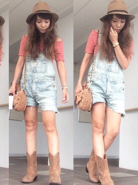 KA☺︎RUさん（レディース・161cm）の秋コーディネート