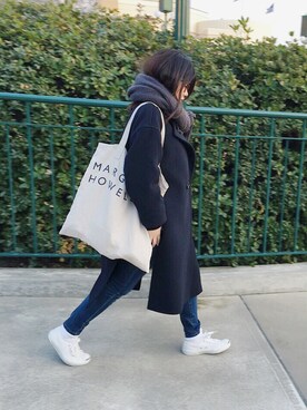 「CONVERSE（コンバース）のCONVERSE コンバース ジャック パーセル / JACK PURCEL（スニーカー）」を使った、a！さん（レディース・153cm）の冬コーディネート