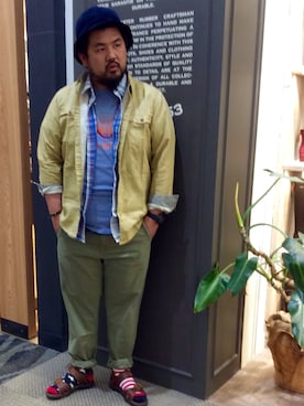 MATSUさん（メンズ・183cm）の春コーディネート