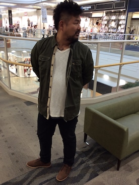 「ハリスツイード」｜MATSUさん（メンズ・183cm）の秋コーディネート