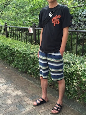 「ドラフトCLB」｜ざっきーさん（メンズ・181cm）の夏コーディネート