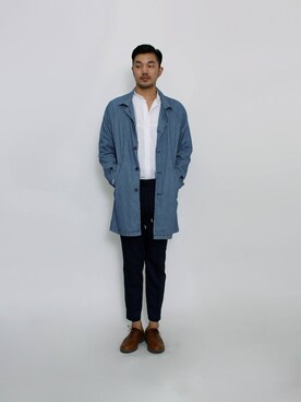 「패션」｜「アイテム（その他アウター）」を使った、kojiさん（メンズ・180cm）の夏コーディネート