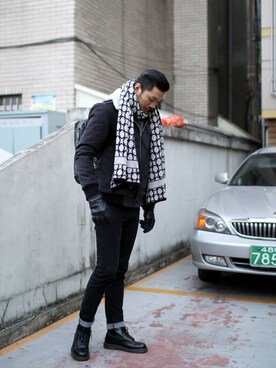 「패션」｜「アイテム（その他アウター）」を使った、kojiさん（メンズ・180cm）の冬コーディネート