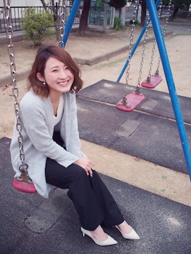 「mint drop（ミントドロップ）のアイテム」を使った、C O Oさん（レディース・152cm）の秋コーディネート