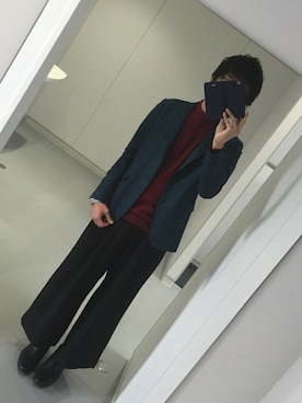 「JW Anderson（ジェイダブリューアンダーソン）のアイテム（ニット/セーター）」を使った、けんてぃさん（メンズ・172cm）の春コーディネート
