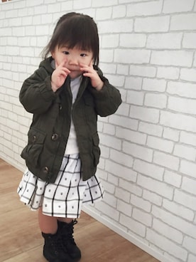 「Seraph（セラフ）のアイテム（その他）」を使った、Reee( ´ ▽ ` )ﾉさん（キッズ・90cm）の春コーディネート