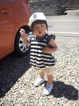 Reee( ´ ▽ ` )ﾉさん（キッズ・90cm）の夏コーディネート