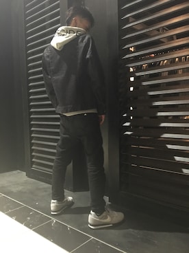「AZUL by moussy（アズールバイマウジー）のアイテム（ブルゾン）」を使った、YUSHI  さん（メンズ・169cm）の秋コーディネート