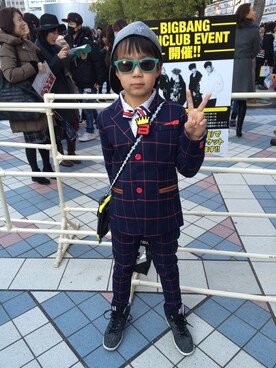 「NEW ERA（ニューエラ）のアイテム（キャップ、グレー系）」を使った、hit☺︎miさん（レディース）の冬コーディネート