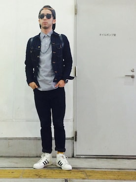 Tomoya Nakamuraさん（メンズ・171cm）の秋コーディネート