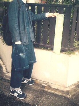 「Francfranc（フランフラン）のアイテム（オールインワン・サロペット）」を使った、のちょさん（メンズ・174cm）の春コーディネート