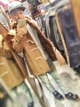 「Taiwan」｜「アイテム（モッズコート）」を使った、雜衣舖時尚服飾精品さん（メンズ・168cm）の冬コーディネート