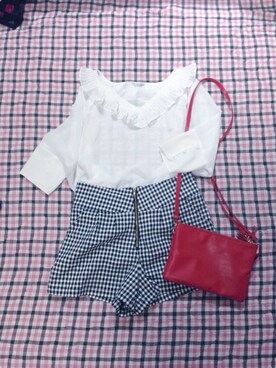 メアリさん（レディース・157cm）の夏コーディネート