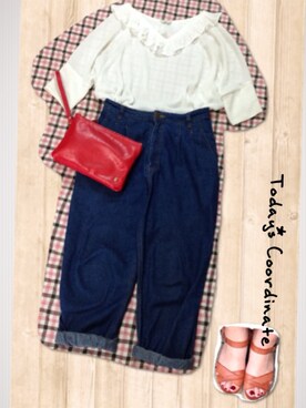 メアリさん（レディース・157cm）の夏コーディネート