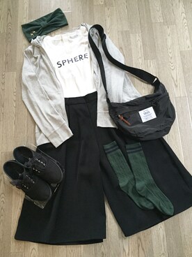 「K（陶芸）（ケイ）のアイテム」を使った、yukoさん（レディース・160cm）の秋コーディネート