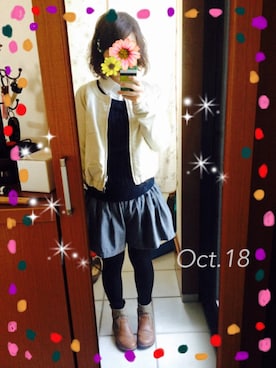 「きちんとスタイル」｜mokaさん（レディース・154cm・20代）の秋コーディネート