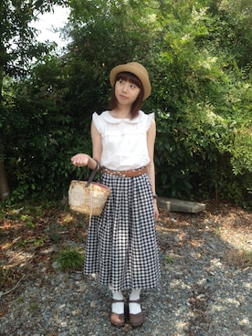 Ayaka Shimadaさん（レディース・150cm）の夏コーディネート