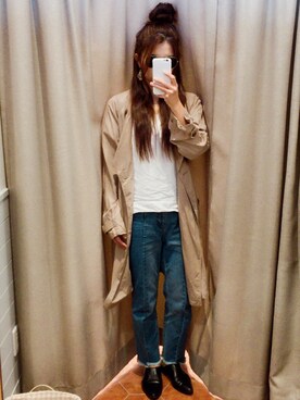 「FREE'S MART（フリーズマート）のアイテム（その他シューズ）」を使った、はきゅんさん（レディース・156cm）の秋コーディネート