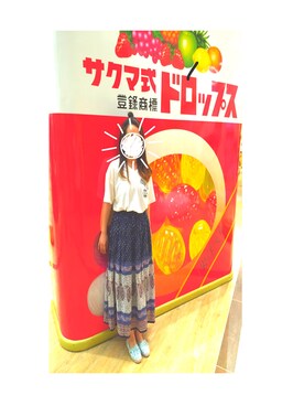 「AS KNOW AS plus（アズノゥアズプラス）のアイテム（パンプス）」を使った、あいあいちゃんさん（レディース・153cm）の夏コーディネート