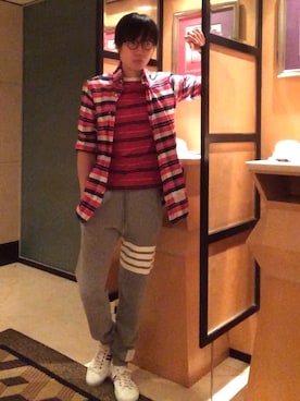 「BLACK FLEECE by Brooks Brothers（ブラックフリースバイブルックスブラザーズ）のアイテム（シューズ）」を使った、LKさん（メンズ・178cm）の秋コーディネート