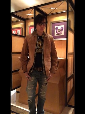 「wtaps」｜「アイテム（その他アウター）」を使った、LKさん（メンズ・178cm）の冬コーディネート