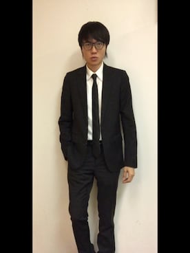 「Saint Laurent」｜「アイテム（セットアップ）」を使った、LKさん（メンズ・178cm）の夏コーディネート