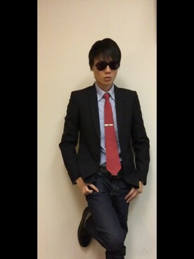 「RRL（ダブル アール エル）のアイテム（フォーマルスーツ/小物）」を使った、LKさん（メンズ・178cm）の秋コーディネート