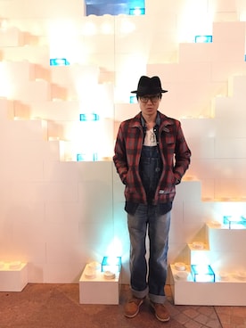 「wtaps」｜「アイテム（つなぎ/オールインワン）」を使った、LKさん（メンズ・178cm）の冬コーディネート